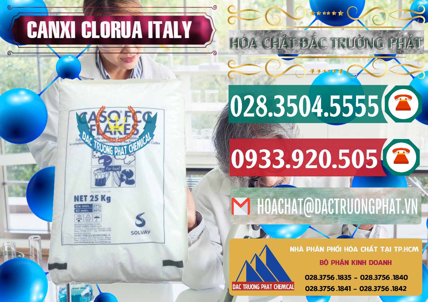 Cty kinh doanh - bán CaCl2 – Canxi Clorua Food Grade Ý Italy - 0435 - Đơn vị kinh doanh ( phân phối ) hóa chất tại TP.HCM - muabanhoachat.vn