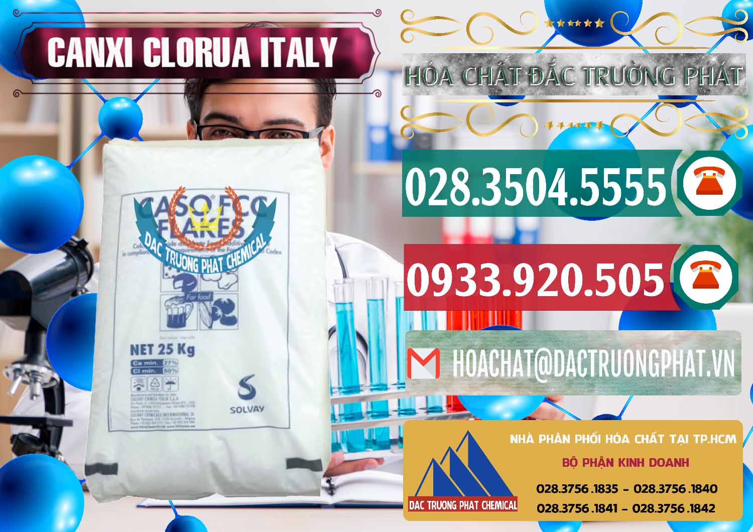 Chuyên kinh doanh - bán CaCl2 – Canxi Clorua Food Grade Ý Italy - 0435 - Nơi nhập khẩu - cung cấp hóa chất tại TP.HCM - muabanhoachat.vn