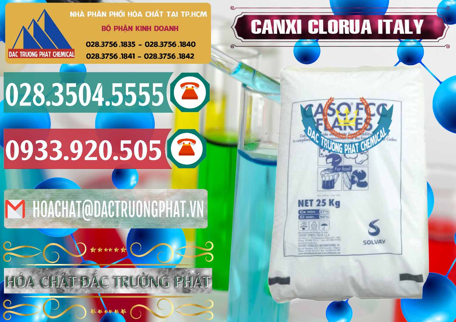 Cty chuyên cung ứng - bán CaCl2 – Canxi Clorua Food Grade Ý Italy - 0435 - Đơn vị cung ứng ( phân phối ) hóa chất tại TP.HCM - muabanhoachat.vn