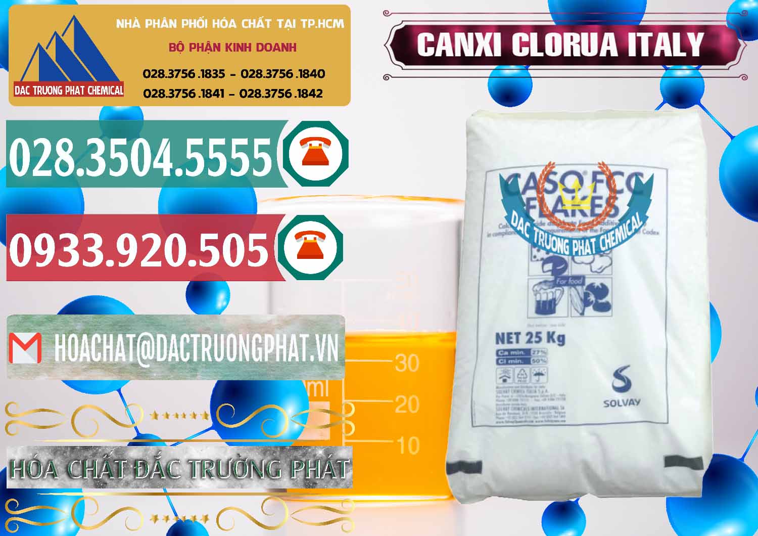Cty chuyên phân phối _ bán CaCl2 – Canxi Clorua Food Grade Ý Italy - 0435 - Đơn vị phân phối & cung cấp hóa chất tại TP.HCM - muabanhoachat.vn