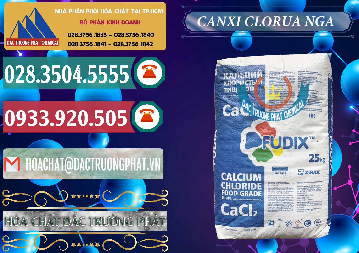 Công ty bán ( phân phối ) CaCl2 – Canxi Clorua Nga Russia - 0430 - Nơi chuyên nhập khẩu _ phân phối hóa chất tại TP.HCM - muabanhoachat.vn