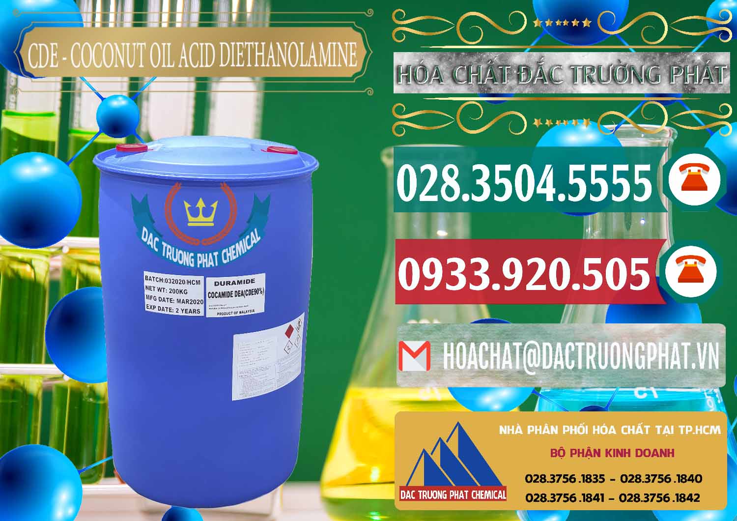 Nơi phân phối và bán CDE - Coconut Oil Acid Diethanolamine Mã Lai Malaysia - 0311 - Cung ứng và phân phối hóa chất tại TP.HCM - muabanhoachat.vn