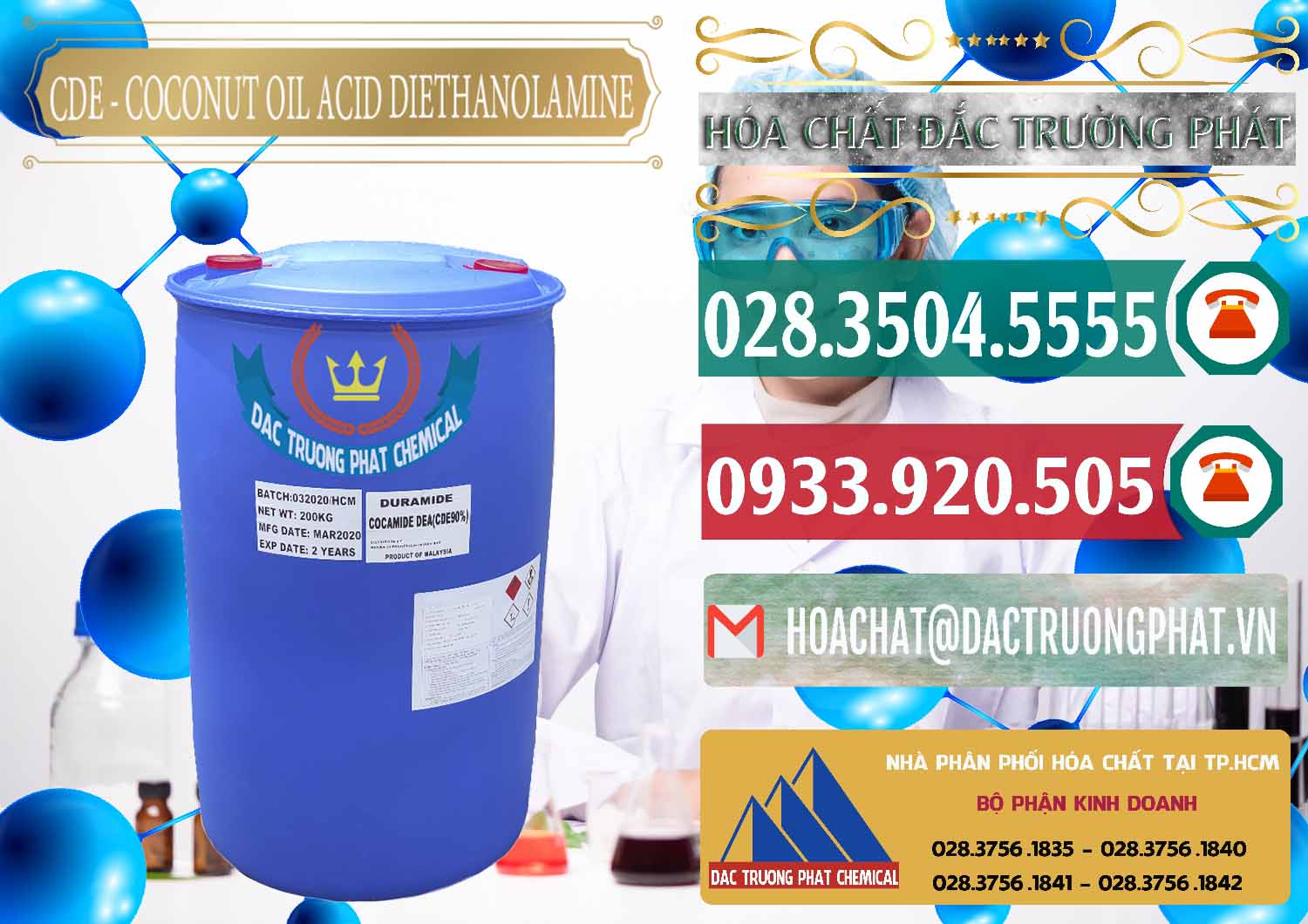 Công ty nhập khẩu - bán CDE - Coconut Oil Acid Diethanolamine Mã Lai Malaysia - 0311 - Công ty chuyên bán & cung cấp hóa chất tại TP.HCM - muabanhoachat.vn
