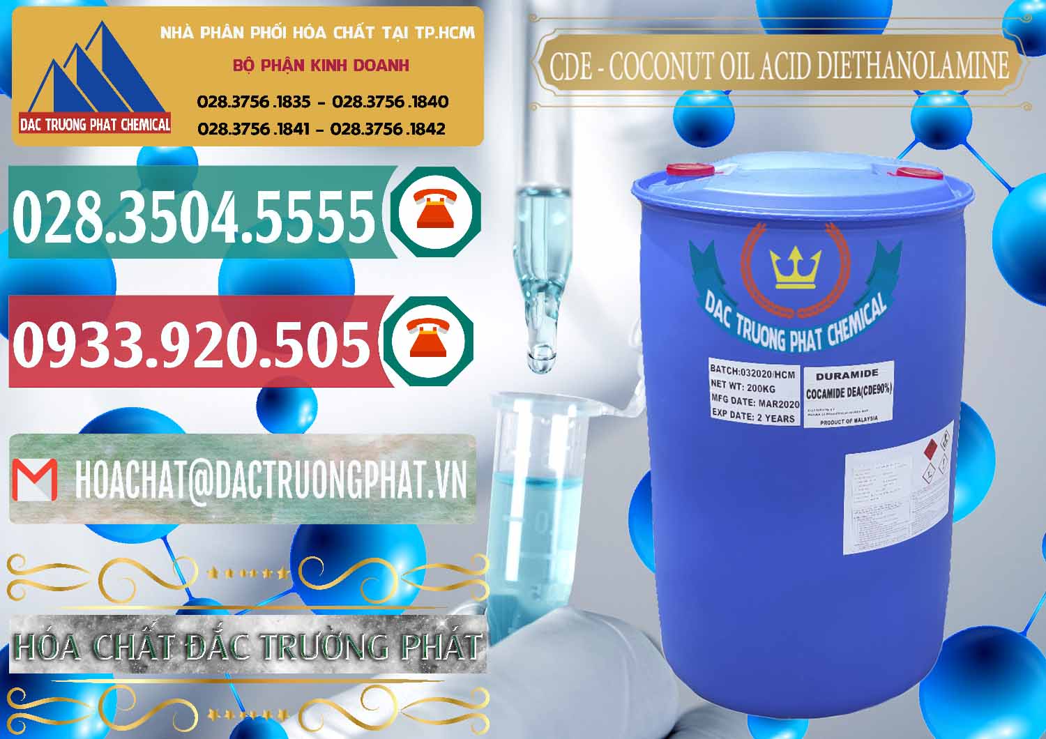 Nơi phân phối & bán CDE - Coconut Oil Acid Diethanolamine Mã Lai Malaysia - 0311 - Cung cấp - nhập khẩu hóa chất tại TP.HCM - muabanhoachat.vn