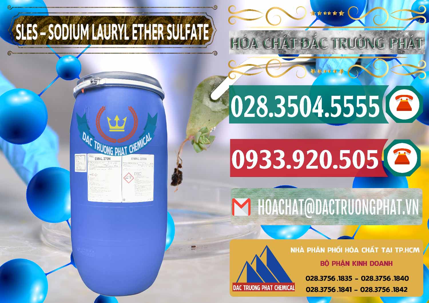Cty chuyên cung cấp _ bán Chất Tạo Bọt Sles - Sodium Lauryl Ether Sulphate Kao Indonesia - 0046 - Cung cấp ( nhập khẩu ) hóa chất tại TP.HCM - muabanhoachat.vn