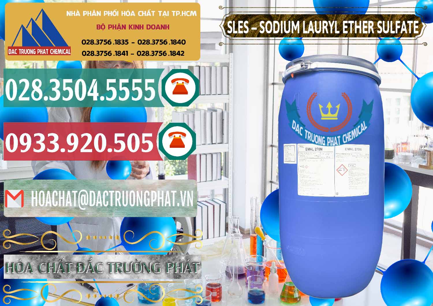 Nơi chuyên bán ( cung ứng ) Chất Tạo Bọt Sles - Sodium Lauryl Ether Sulphate Kao Indonesia - 0046 - Kinh doanh và phân phối hóa chất tại TP.HCM - muabanhoachat.vn