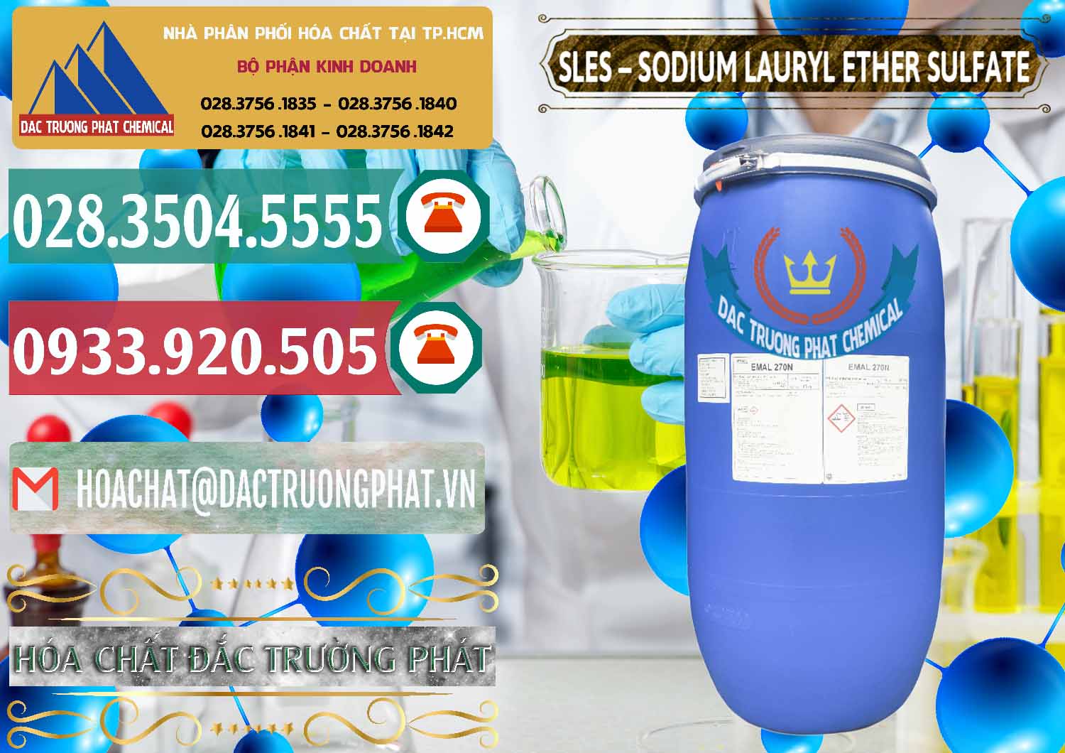 Đơn vị chuyên phân phối - bán Chất Tạo Bọt Sles - Sodium Lauryl Ether Sulphate Kao Indonesia - 0046 - Chuyên phân phối _ bán hóa chất tại TP.HCM - muabanhoachat.vn