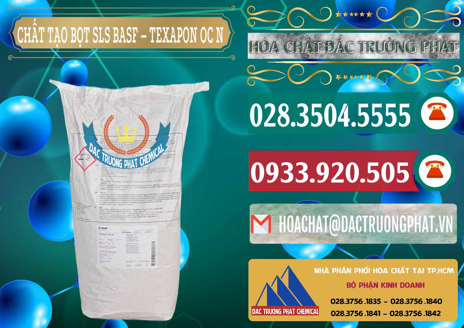 Công ty cung ứng & bán Chất Tạo Bọt SLS - Sodium Lauryl Sulfate BASF Texapon OC N - 0049 - Cung cấp và bán hóa chất tại TP.HCM - muabanhoachat.vn