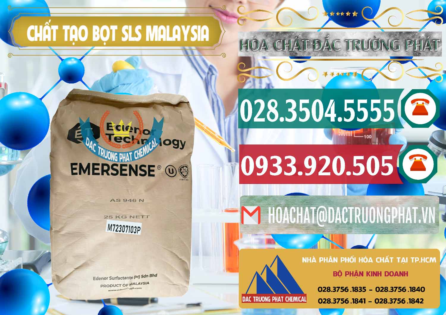 Nơi cung cấp _ bán Chất Tạo Bọt SLS Emersense Mã Lai Malaysia - 0381 - Nơi chuyên phân phối ( bán ) hóa chất tại TP.HCM - muabanhoachat.vn