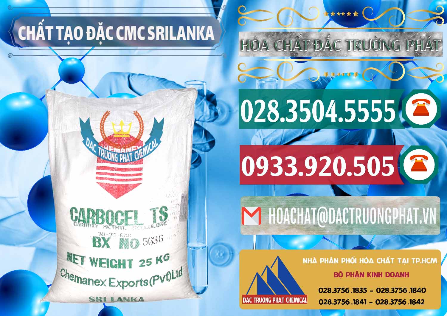 Đơn vị chuyên cung cấp và bán Chất Tạo Đặc CMC - Carboxyl Methyl Cellulose Srilanka - 0045 - Đơn vị kinh doanh - cung cấp hóa chất tại TP.HCM - muabanhoachat.vn