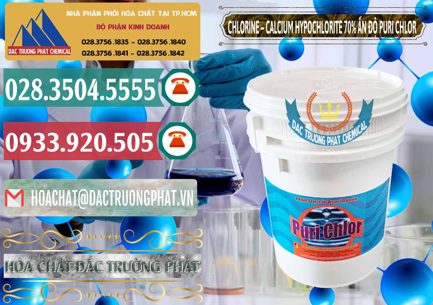 Chuyên cung cấp ( bán ) Chlorine – Clorin 70% Puri Chlo Ấn Độ India - 0123 - Nhà cung cấp & kinh doanh hóa chất tại TP.HCM - muabanhoachat.vn
