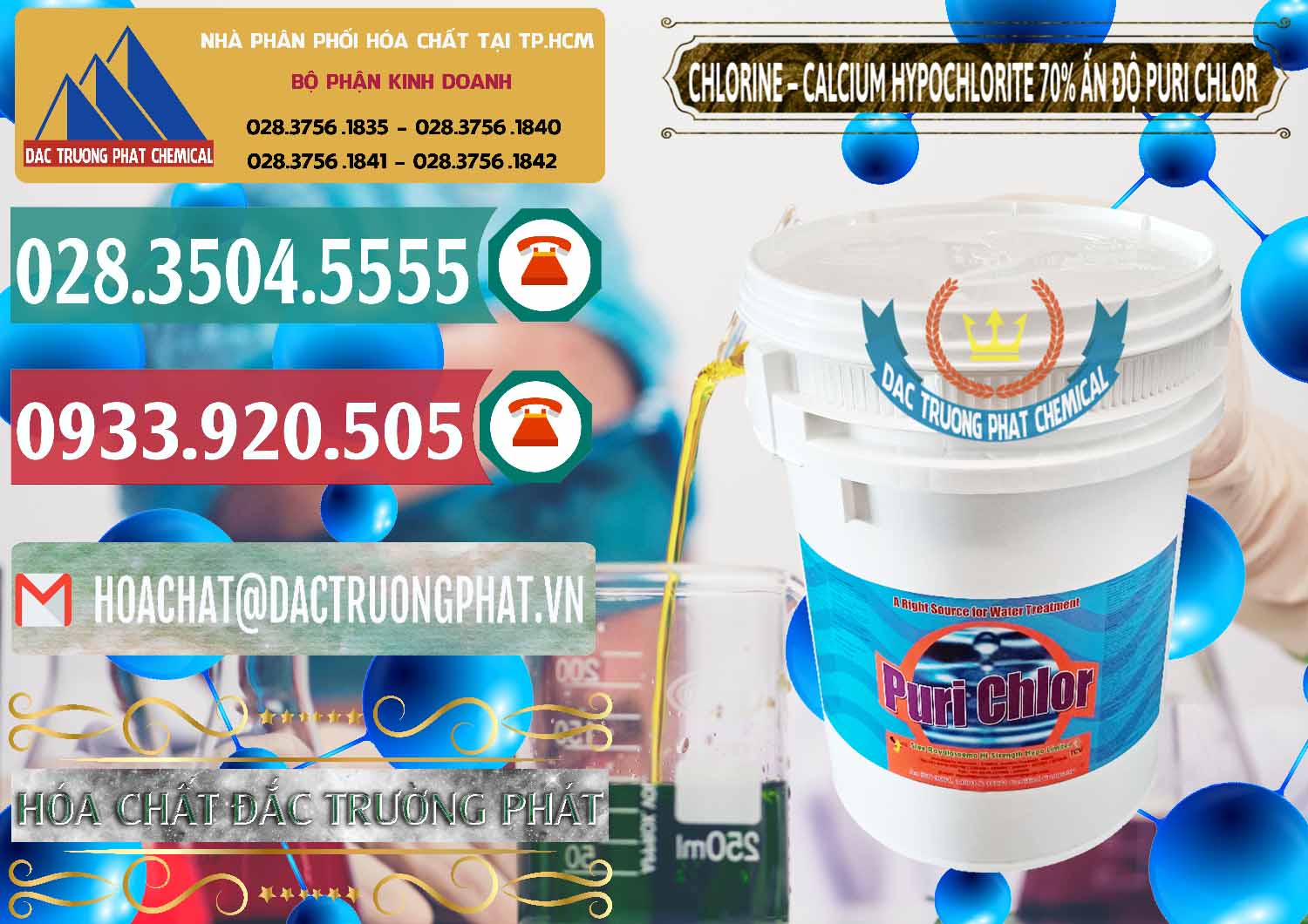 Chuyên bán _ cung ứng Chlorine – Clorin 70% Puri Chlo Ấn Độ India - 0123 - Công ty phân phối ( cung cấp ) hóa chất tại TP.HCM - muabanhoachat.vn