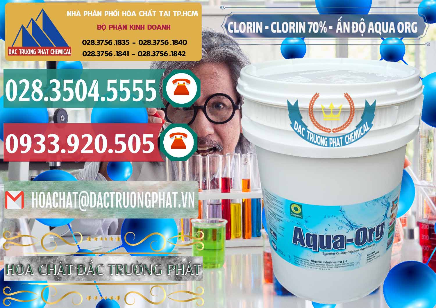 Công ty chuyên phân phối _ bán Chlorine – Clorin Ấn Độ Aqua ORG Organic India - 0051 - Công ty phân phối & cung cấp hóa chất tại TP.HCM - muabanhoachat.vn