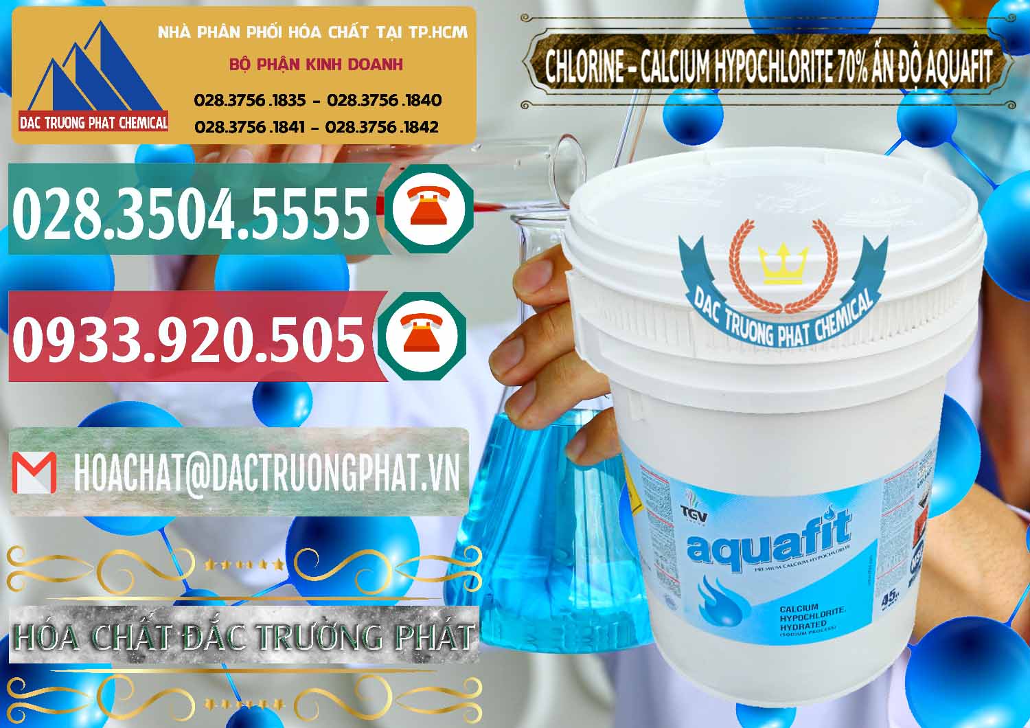 Cty chuyên bán và cung cấp Clorin – Chlorine 70% Aquafit Thùng Cao TGV Ấn Độ India - 0054 - Đơn vị cung ứng _ phân phối hóa chất tại TP.HCM - muabanhoachat.vn