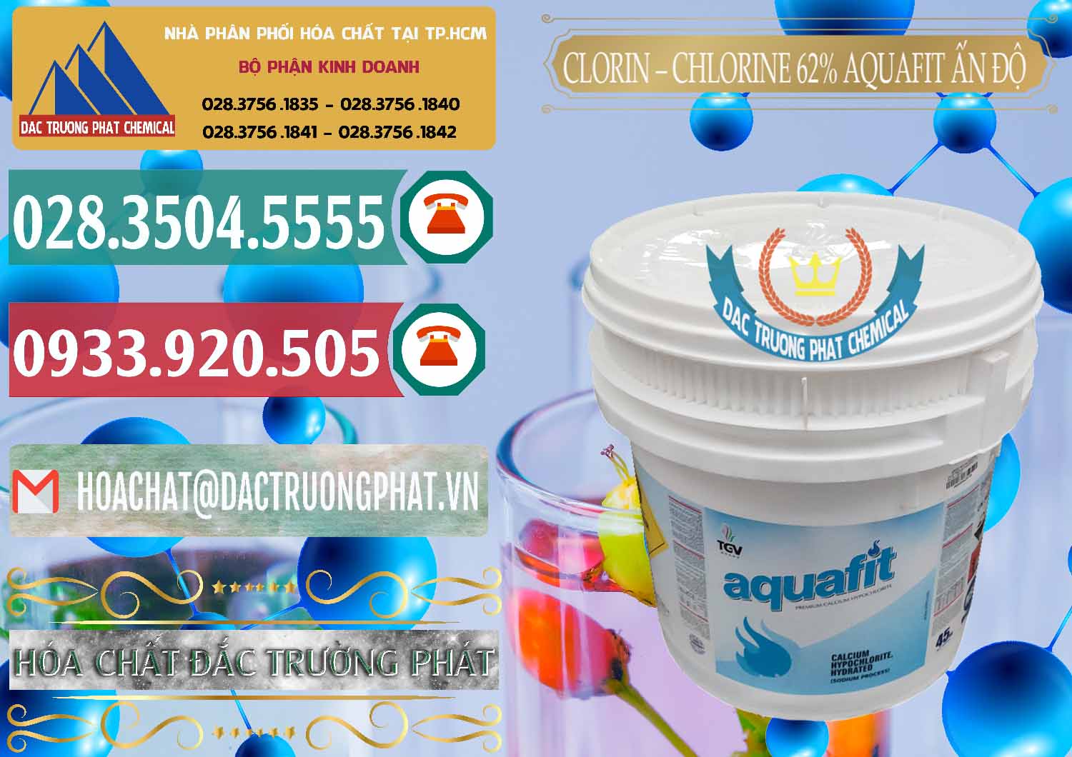 Nơi chuyên cung cấp - bán Clorin - Chlorine 62% Aquafit Thùng Lùn Ấn Độ India - 0057 - Đơn vị cung cấp và nhập khẩu hóa chất tại TP.HCM - muabanhoachat.vn
