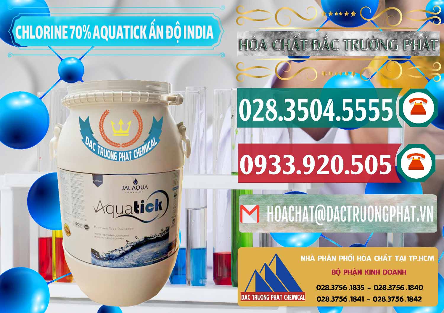 Cty bán - cung cấp Chlorine – Clorin 70% Aquatick Jal Aqua Ấn Độ India - 0215 - Cung cấp và kinh doanh hóa chất tại TP.HCM - muabanhoachat.vn