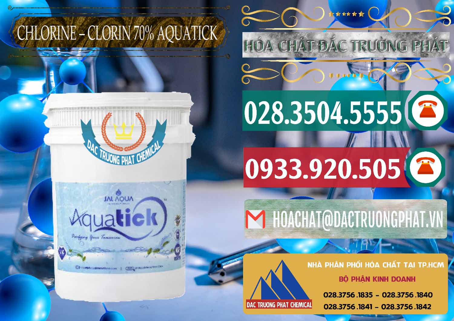 Nơi phân phối - bán Chlorine – Clorin 70% Aquatick Thùng Cao Jal Aqua Ấn Độ India - 0237 - Chuyên kinh doanh - cung cấp hóa chất tại TP.HCM - muabanhoachat.vn