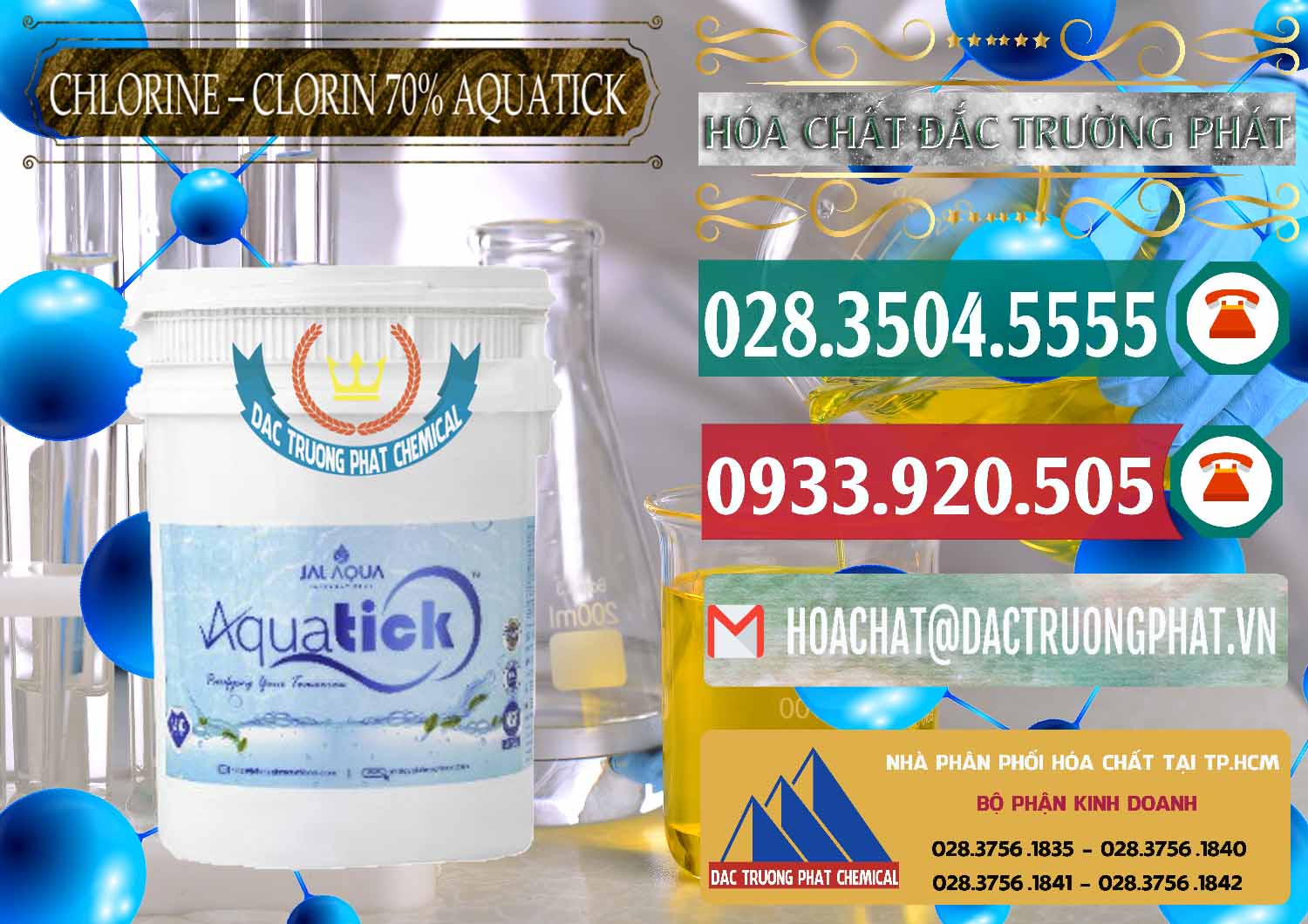 Nhà nhập khẩu _ bán Chlorine – Clorin 70% Aquatick Thùng Cao Jal Aqua Ấn Độ India - 0237 - Cty cung cấp - bán hóa chất tại TP.HCM - muabanhoachat.vn