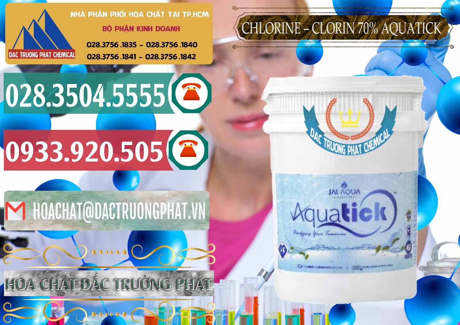Công ty chuyên cung ứng ( bán ) Chlorine – Clorin 70% Aquatick Thùng Cao Jal Aqua Ấn Độ India - 0237 - Đơn vị chuyên nhập khẩu _ phân phối hóa chất tại TP.HCM - muabanhoachat.vn
