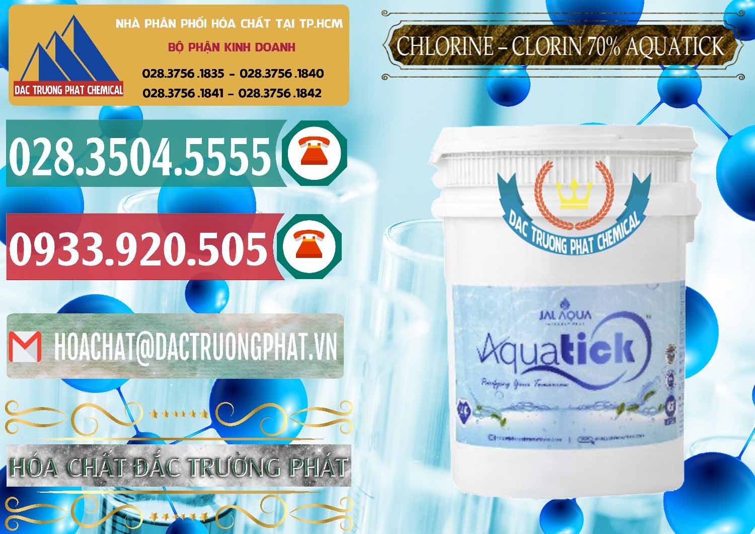 Cung ứng _ bán Chlorine – Clorin 70% Aquatick Thùng Cao Jal Aqua Ấn Độ India - 0237 - Nơi chuyên phân phối & kinh doanh hóa chất tại TP.HCM - muabanhoachat.vn