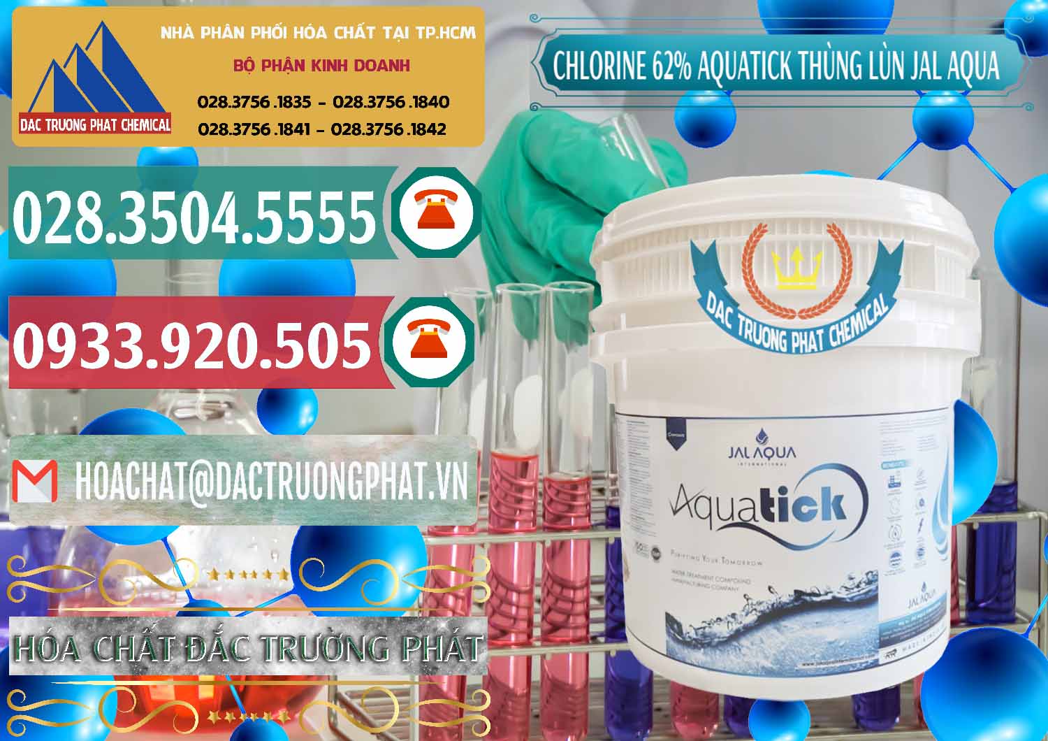 Cty chuyên bán - cung ứng Chlorine – Clorin 62% Aquatick Thùng Lùn Jal Aqua Ấn Độ India - 0238 - Cty cung ứng - phân phối hóa chất tại TP.HCM - muabanhoachat.vn
