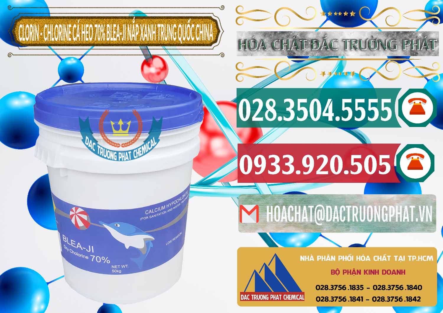 Công ty chuyên bán _ cung cấp Clorin - Chlorine Cá Heo 70% Cá Heo Blea-Ji Thùng Tròn Nắp Xanh Trung Quốc China - 0208 - Đơn vị chuyên cung cấp và nhập khẩu hóa chất tại TP.HCM - muabanhoachat.vn