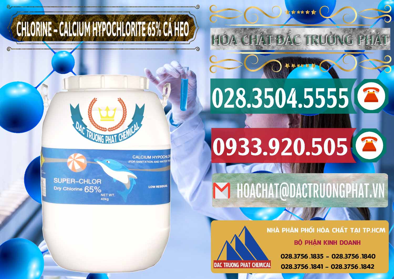 Phân phối - bán Clorin - Chlorine Cá Heo 65% Trung Quốc China - 0053 - Đơn vị chuyên nhập khẩu _ phân phối hóa chất tại TP.HCM - muabanhoachat.vn