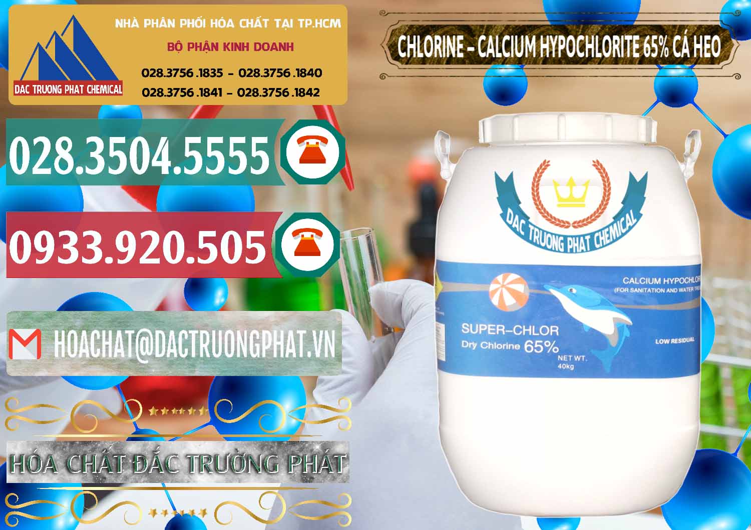 Cty chuyên phân phối _ bán Clorin - Chlorine Cá Heo 65% Trung Quốc China - 0053 - Đơn vị chuyên nhập khẩu - cung cấp hóa chất tại TP.HCM - muabanhoachat.vn
