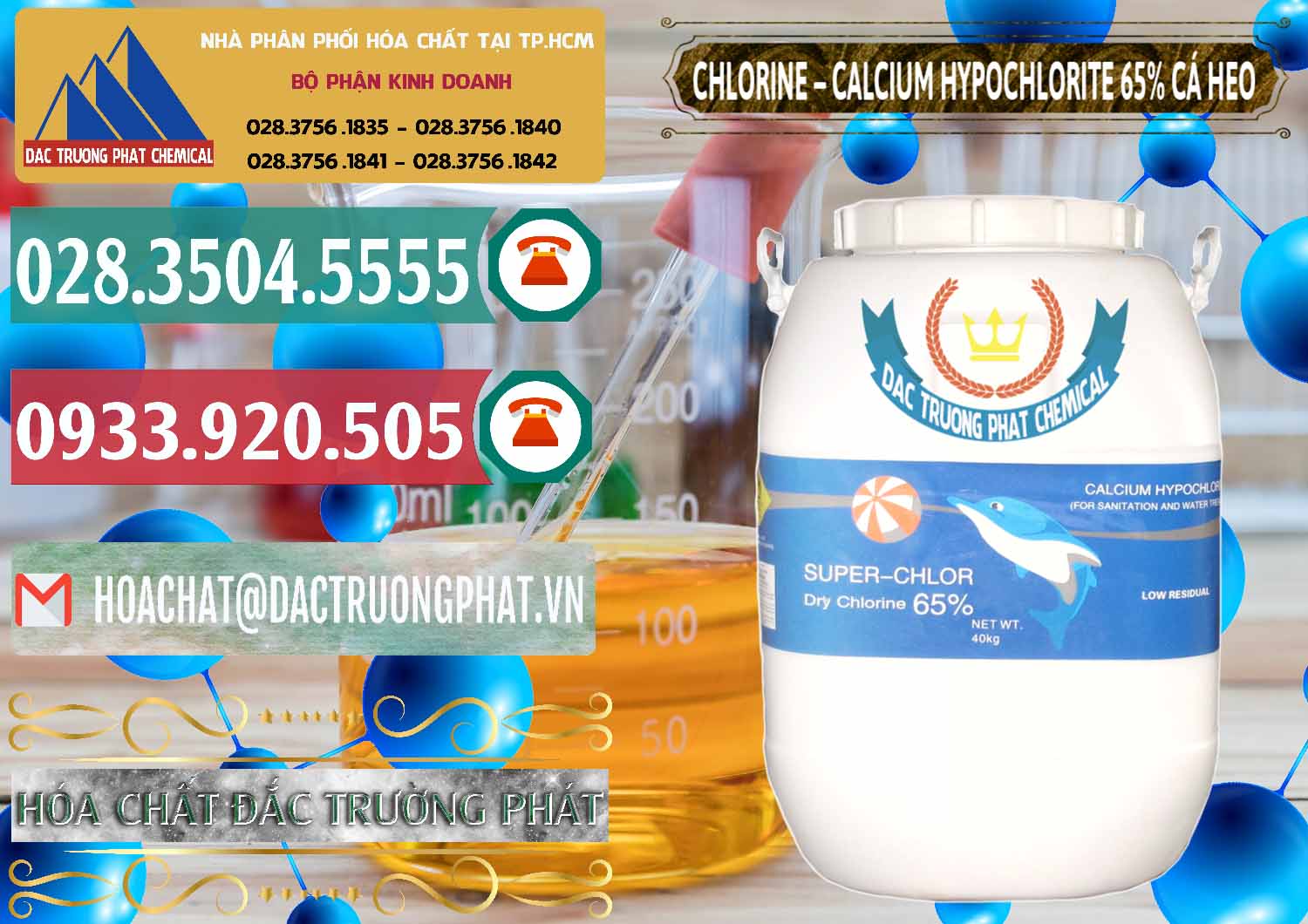 Nhà cung ứng ( bán ) Clorin - Chlorine Cá Heo 65% Trung Quốc China - 0053 - Nơi chuyên nhập khẩu _ cung cấp hóa chất tại TP.HCM - muabanhoachat.vn