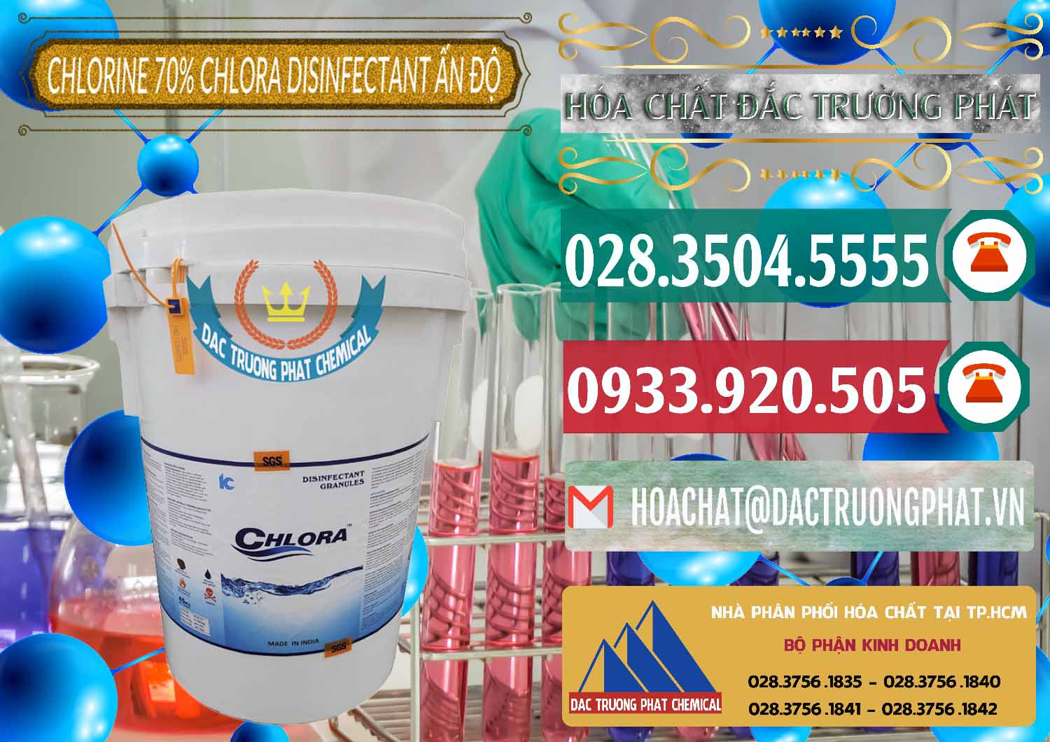 Nhà cung cấp và bán Chlorine – Clorin 70% Chlora Disinfectant Ấn Độ India - 0213 - Công ty nhập khẩu _ phân phối hóa chất tại TP.HCM - muabanhoachat.vn