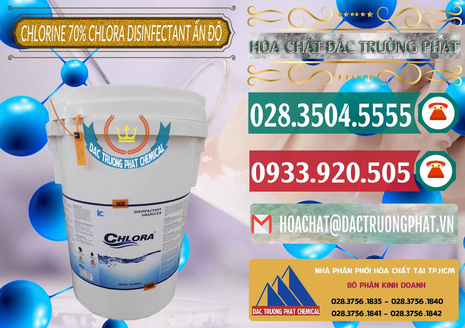 Nơi cung cấp - bán Chlorine – Clorin 70% Chlora Disinfectant Ấn Độ India - 0213 - Công ty chuyên phân phối & cung ứng hóa chất tại TP.HCM - muabanhoachat.vn
