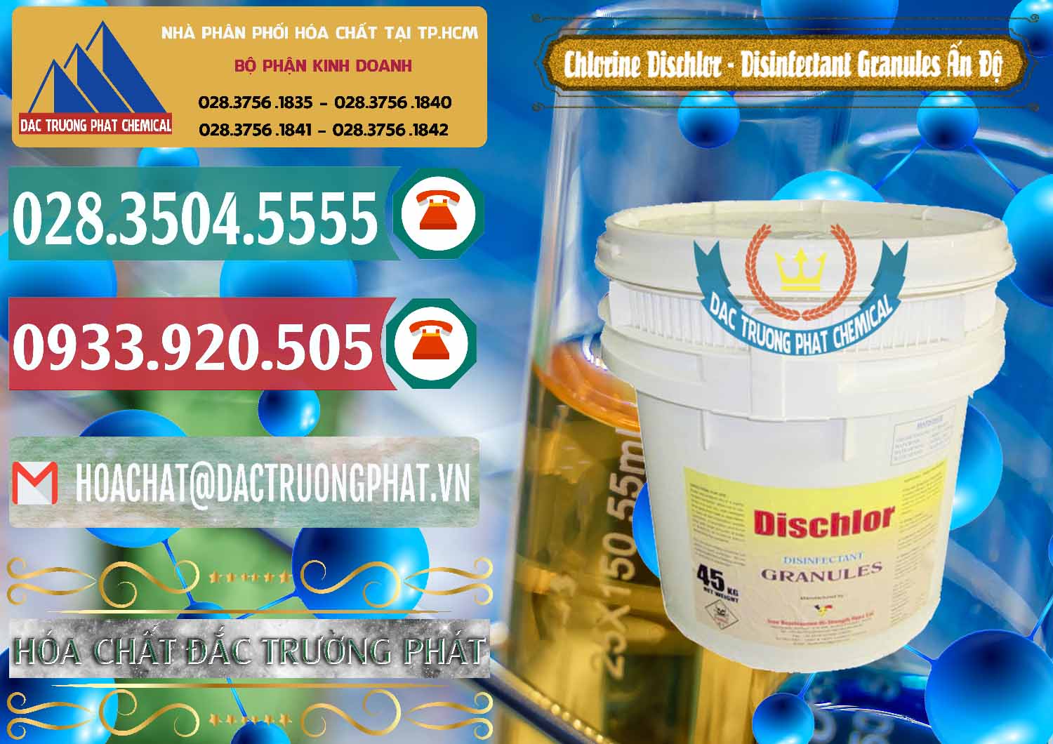 Đơn vị bán và cung cấp Chlorine – Clorin 70% Dischlor - Disinfectant Granules Ấn Độ India - 0248 - Nơi chuyên bán ( phân phối ) hóa chất tại TP.HCM - muabanhoachat.vn