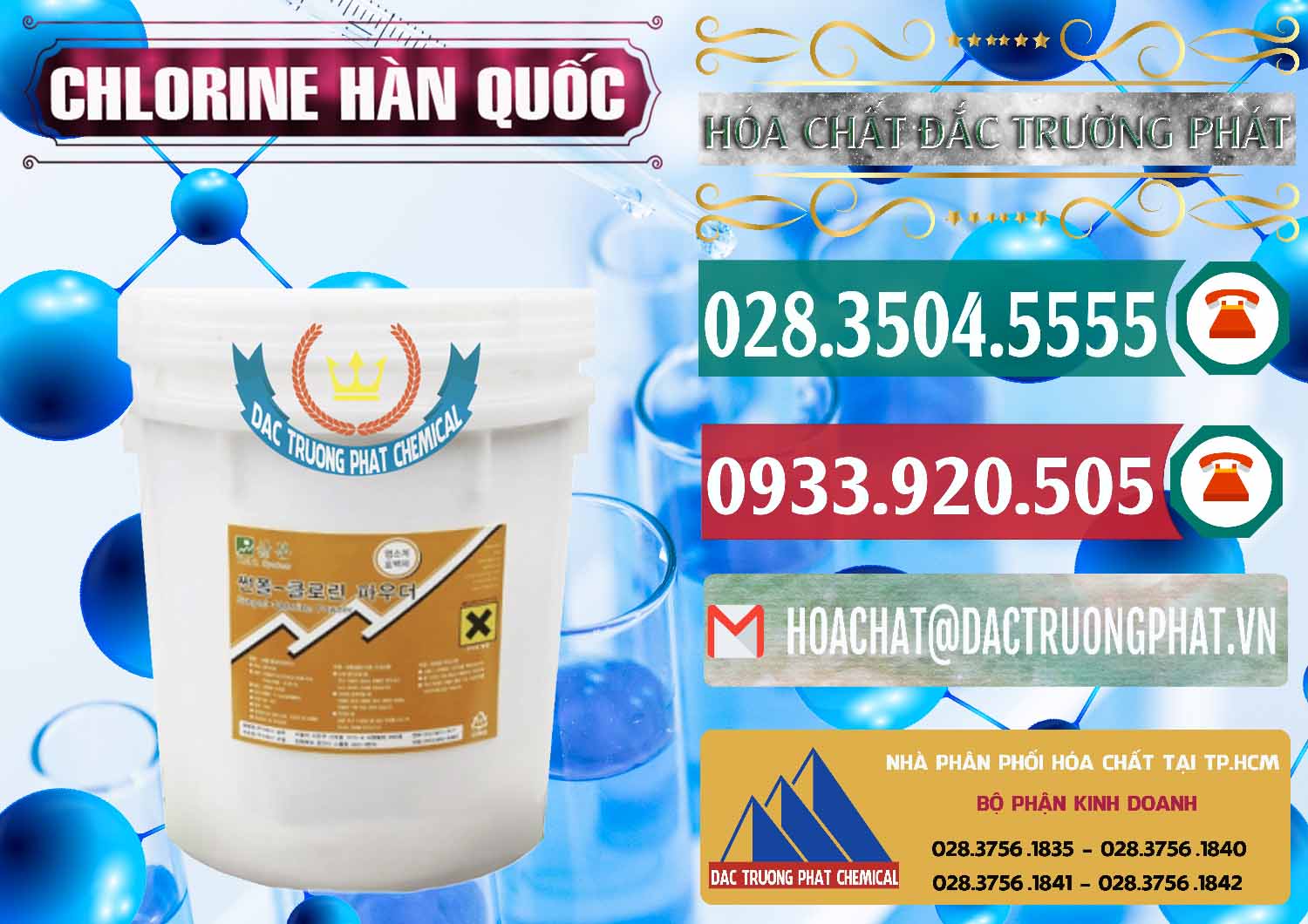 Cty chuyên bán ( cung cấp ) Chlorine – Clorin 70% Hàn Quốc Korea - 0345 - Đơn vị bán _ phân phối hóa chất tại TP.HCM - muabanhoachat.vn