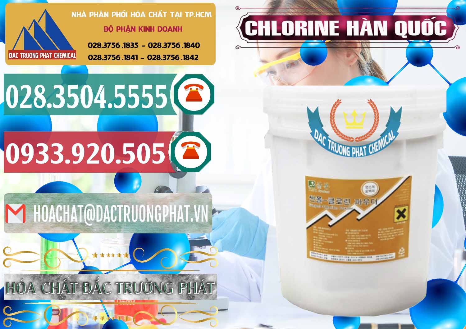 Nơi chuyên bán và phân phối Chlorine – Clorin 70% Hàn Quốc Korea - 0345 - Chuyên bán & phân phối hóa chất tại TP.HCM - muabanhoachat.vn