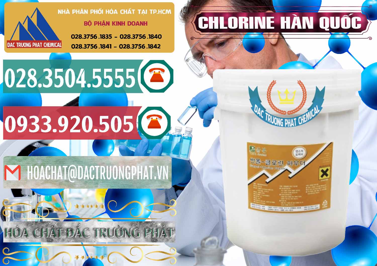 Cty bán _ cung cấp Chlorine – Clorin 70% Hàn Quốc Korea - 0345 - Cty phân phối - cung ứng hóa chất tại TP.HCM - muabanhoachat.vn