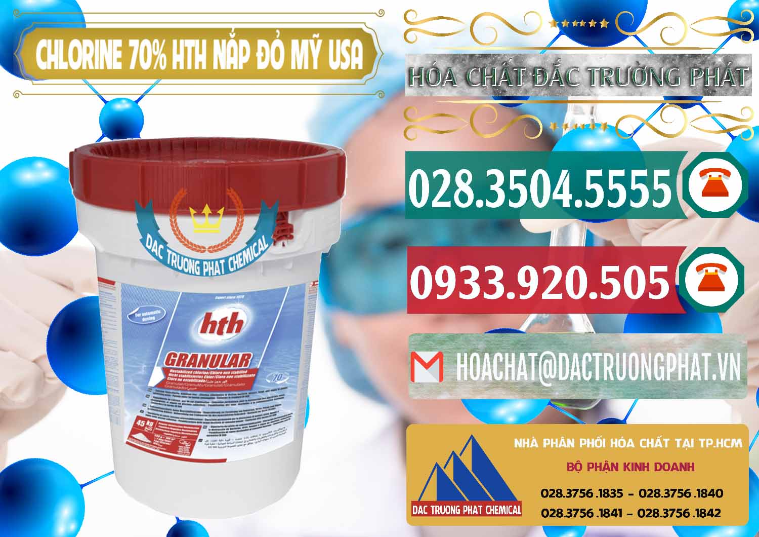 Công ty chuyên bán - cung cấp Clorin – Chlorine 70% HTH Nắp Đỏ Mỹ Usa - 0244 - Bán - phân phối hóa chất tại TP.HCM - muabanhoachat.vn