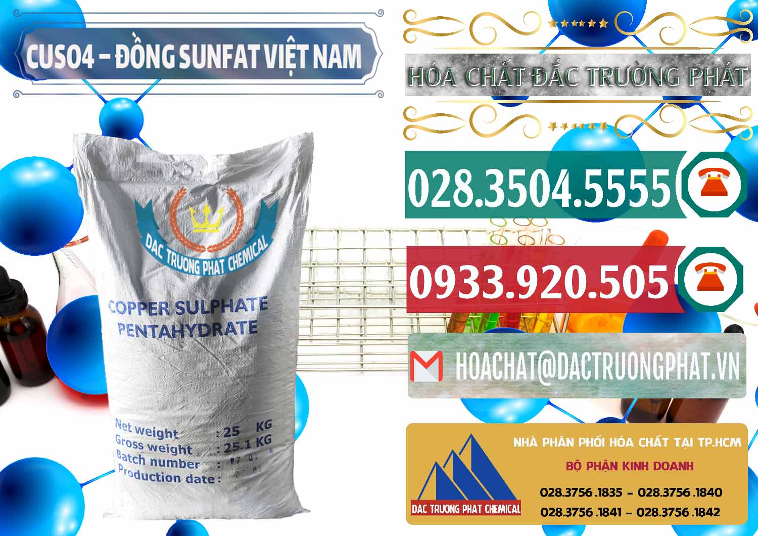 Cty chuyên phân phối & bán CuSO4 – Đồng Sunfat Dạng Bột Việt Nam - 0196 - Nhà cung ứng và phân phối hóa chất tại TP.HCM - muabanhoachat.vn