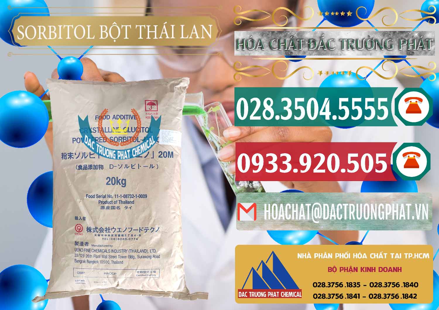 Đơn vị phân phối ( bán ) D-Sorbitol Bột - C6H14O6 Food Grade Thái Lan Thailand - 0322 - Công ty kinh doanh ( cung cấp ) hóa chất tại TP.HCM - muabanhoachat.vn