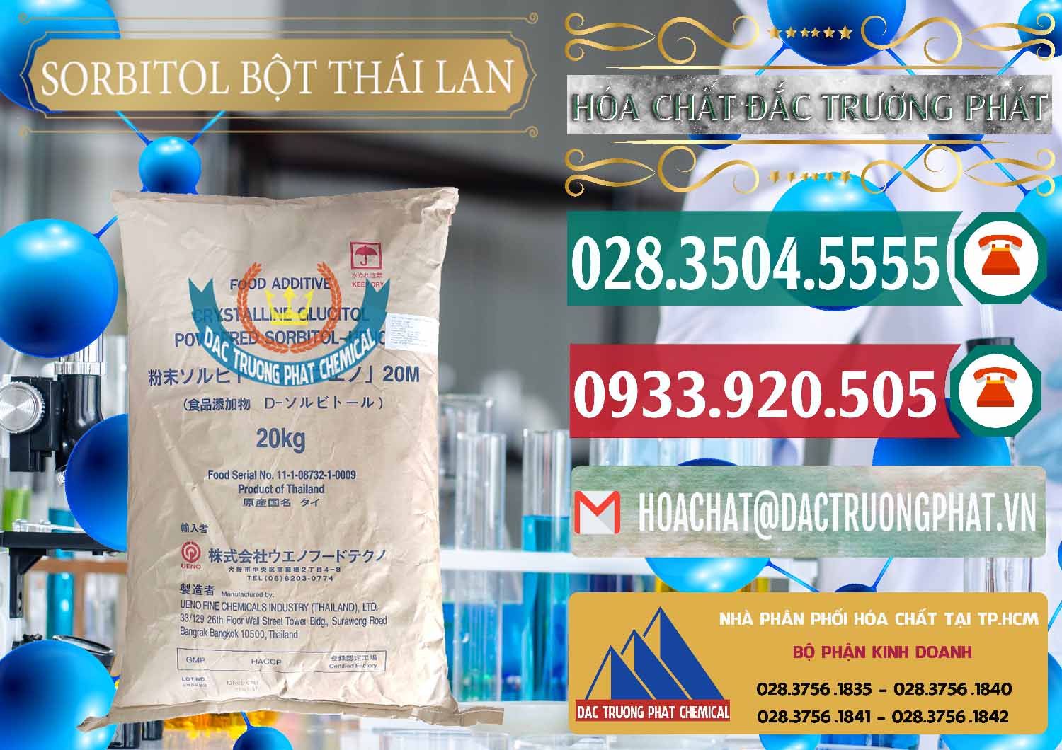Đơn vị kinh doanh ( bán ) D-Sorbitol Bột - C6H14O6 Food Grade Thái Lan Thailand - 0322 - Đơn vị cung cấp ( phân phối ) hóa chất tại TP.HCM - muabanhoachat.vn
