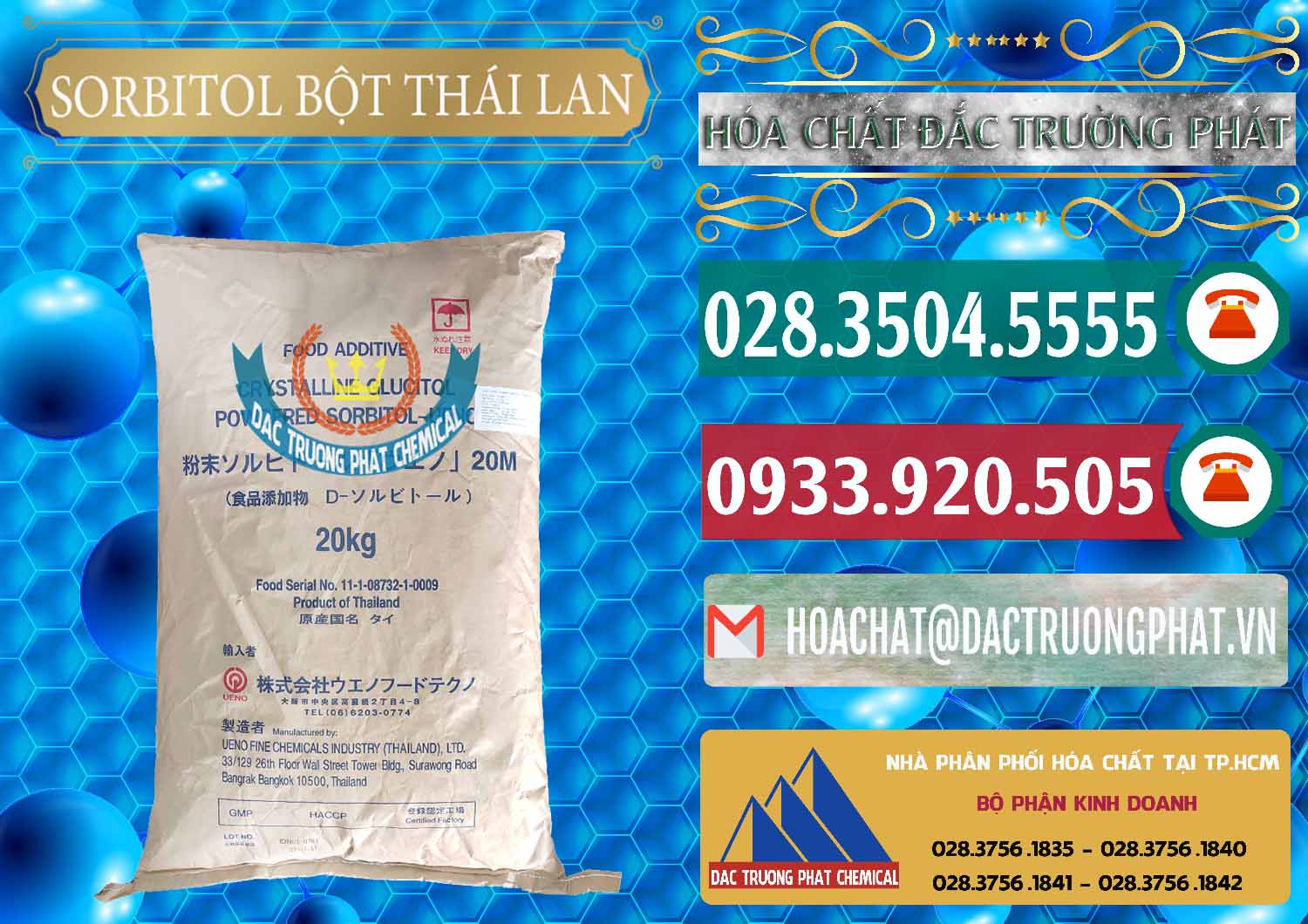Công ty bán - phân phối D-Sorbitol Bột - C6H14O6 Food Grade Thái Lan Thailand - 0322 - Cty bán _ phân phối hóa chất tại TP.HCM - muabanhoachat.vn