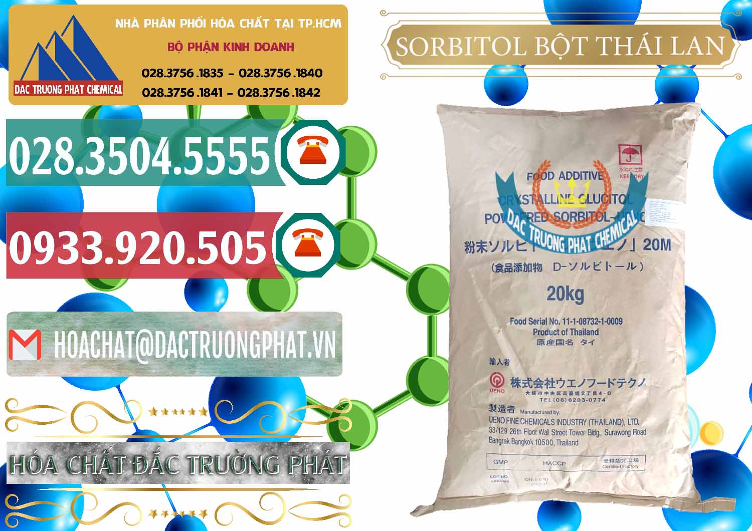Công ty chuyên bán - cung cấp D-Sorbitol Bột - C6H14O6 Food Grade Thái Lan Thailand - 0322 - Cty cung cấp - phân phối hóa chất tại TP.HCM - muabanhoachat.vn