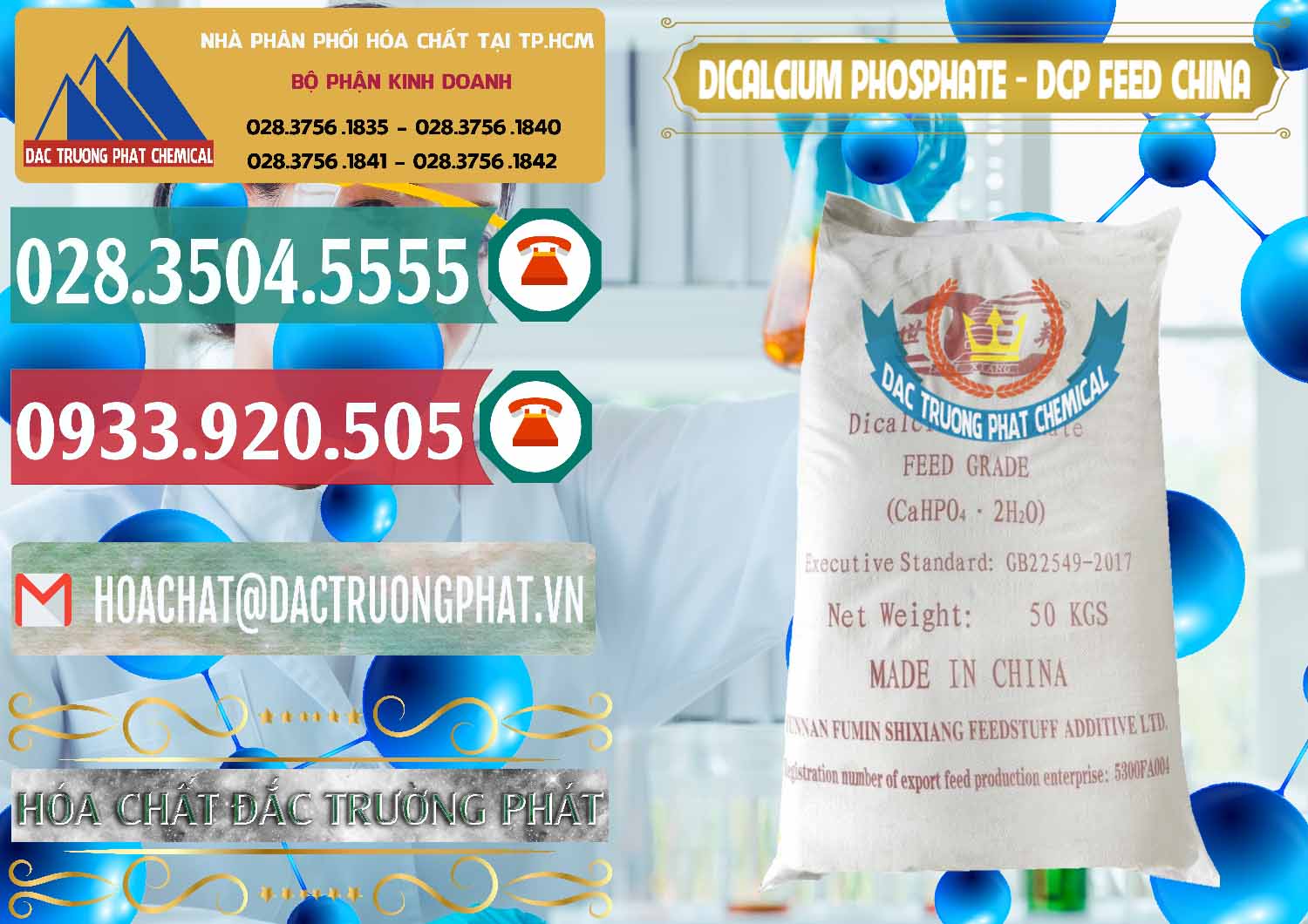 Cung cấp ( bán ) Dicalcium Phosphate - DCP Feed Grade Trung Quốc China - 0296 - Cty nhập khẩu _ phân phối hóa chất tại TP.HCM - muabanhoachat.vn