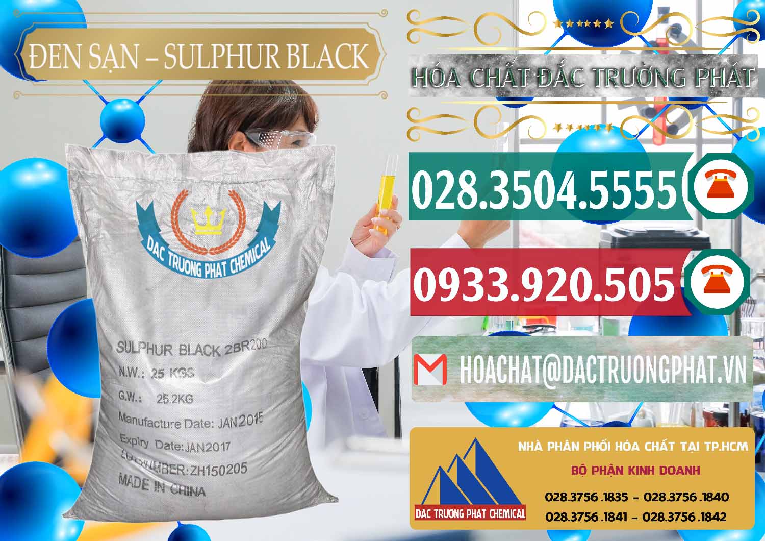 Nơi bán và phân phối Đen Sạn – Sulphur Black Trung Quốc China - 0062 - Cty cung cấp ( phân phối ) hóa chất tại TP.HCM - muabanhoachat.vn