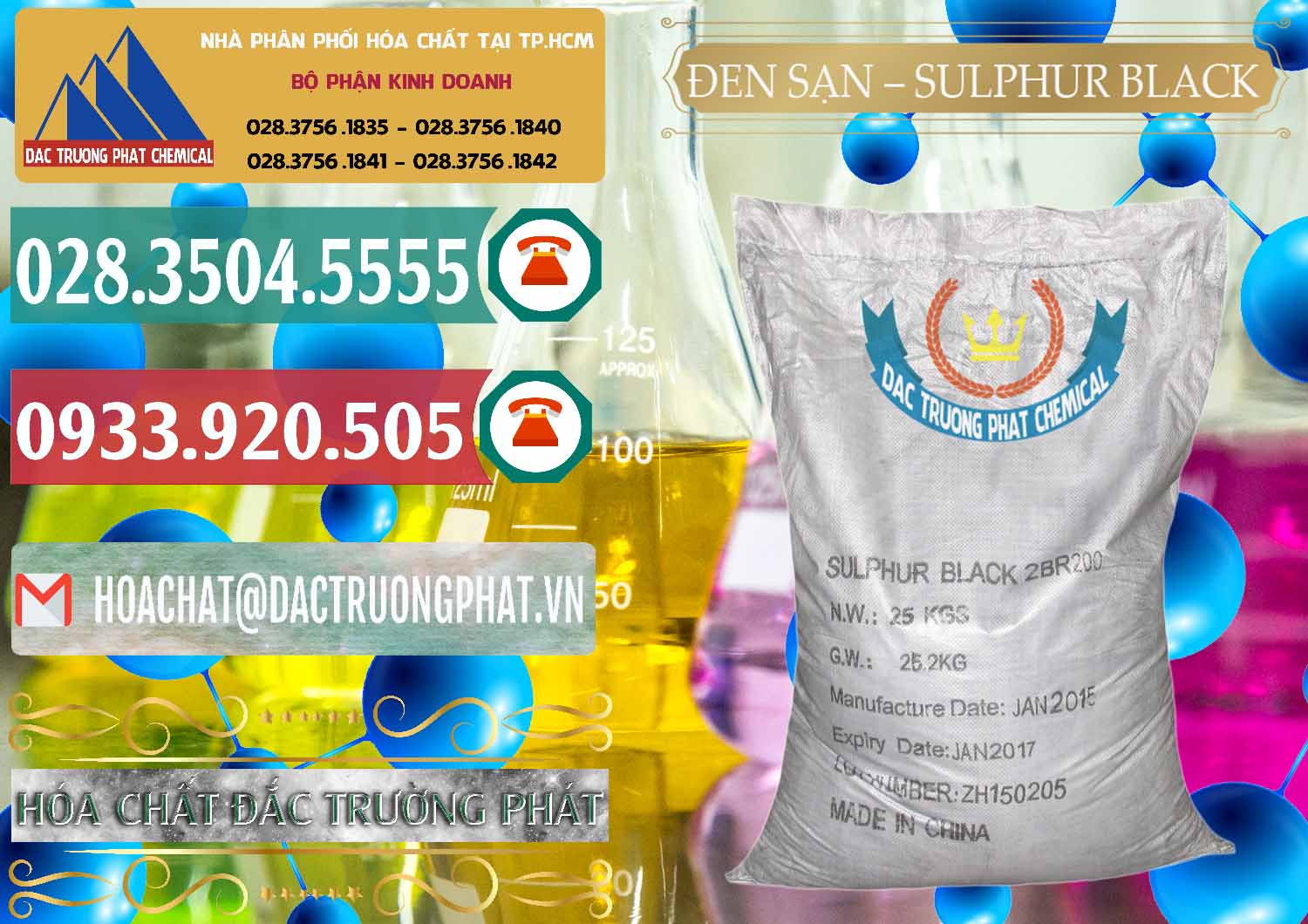 Cty bán & phân phối Đen Sạn – Sulphur Black Trung Quốc China - 0062 - Nhà nhập khẩu - phân phối hóa chất tại TP.HCM - muabanhoachat.vn