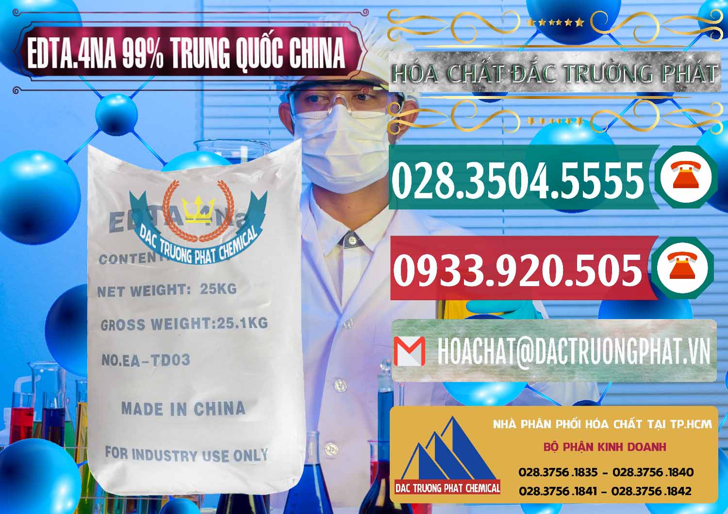 Phân phối - bán EDTA.4NA - EDTA Muối 99% Trung Quốc China - 0292 - Cty nhập khẩu - cung cấp hóa chất tại TP.HCM - muabanhoachat.vn