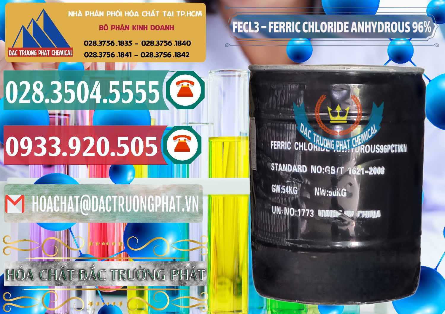 Cty phân phối _ bán FECL3 – Ferric Chloride Anhydrous 96% Trung Quốc China - 0065 - Chuyên phân phối và cung ứng hóa chất tại TP.HCM - muabanhoachat.vn