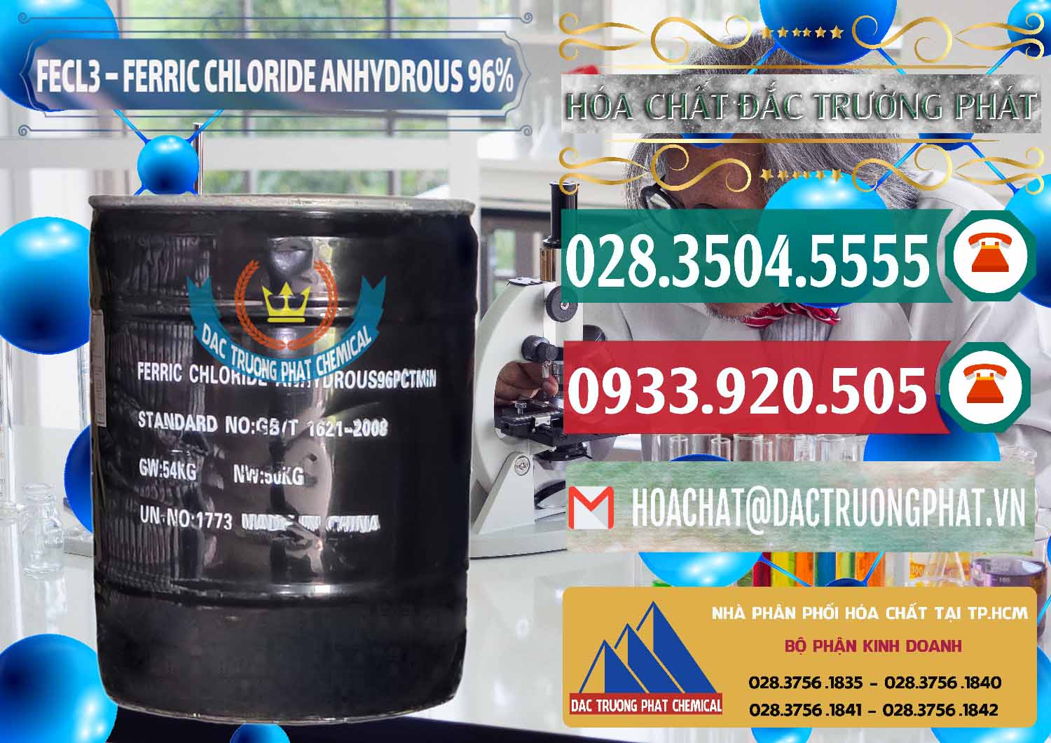 Công ty thương mại < bán Iron III Chloride Powder Þ Bột Ferric Chloride Anhydrous Trung Quốc China Đơn vị chuyên bán & phân phối FECL3 – Ferric Chloride Anhydrous 96% Trung Quốc China - 0065 - Công ty chuyên phân phối và cung ứng hóa chất tại TP.HCM - muabanhoachat.vn