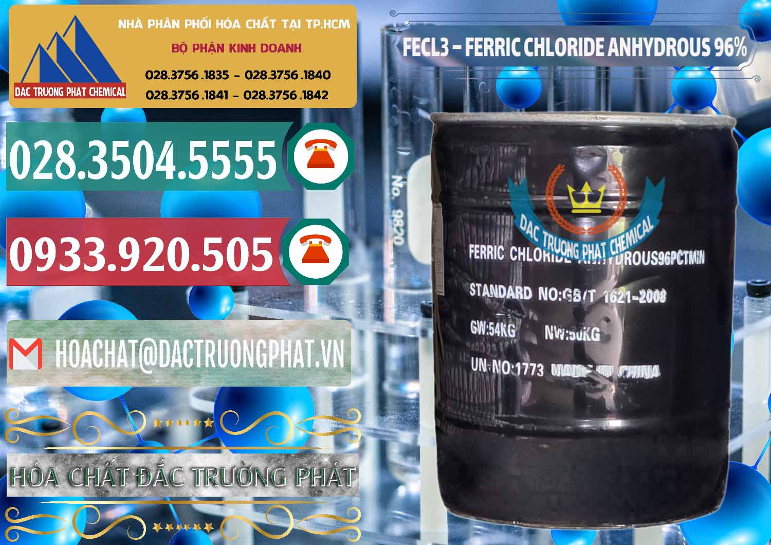 FECL3 – Ferric Chloride Anhydrous 96% Trung Quốc China Đơn vị bán & phân phối FECL3 – Ferric Chloride Anhydrous 96% Trung Quốc China - 0065 - Công ty phân phối và cung cấp hóa chất tại TP.HCM - muabanhoachat.vn