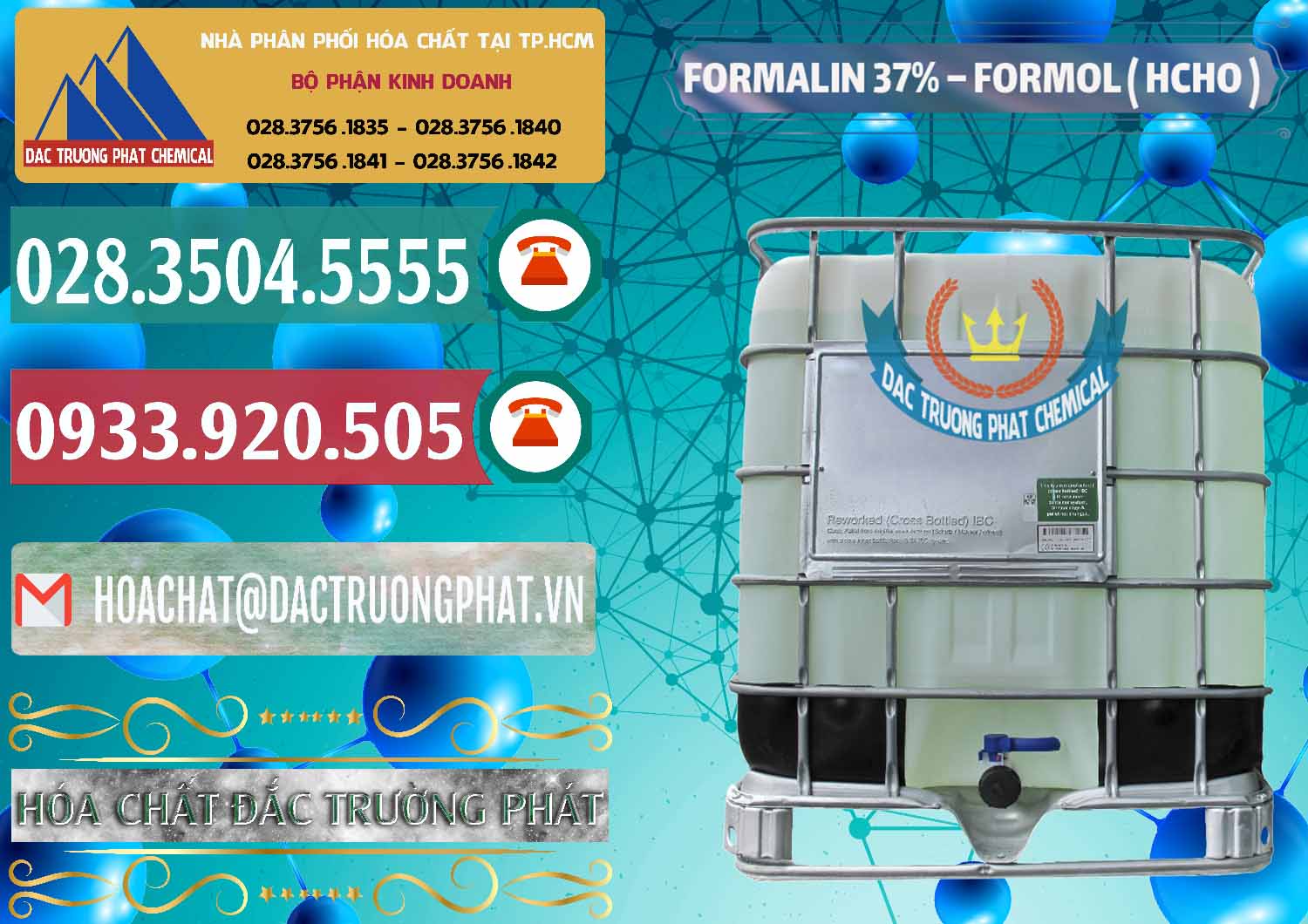 Cty phân phối ( cung cấp ) Formalin - Formol ( HCHO ) 37% Việt Nam - 0187 - Công ty chuyên kinh doanh ( cung cấp ) hóa chất tại TP.HCM - muabanhoachat.vn
