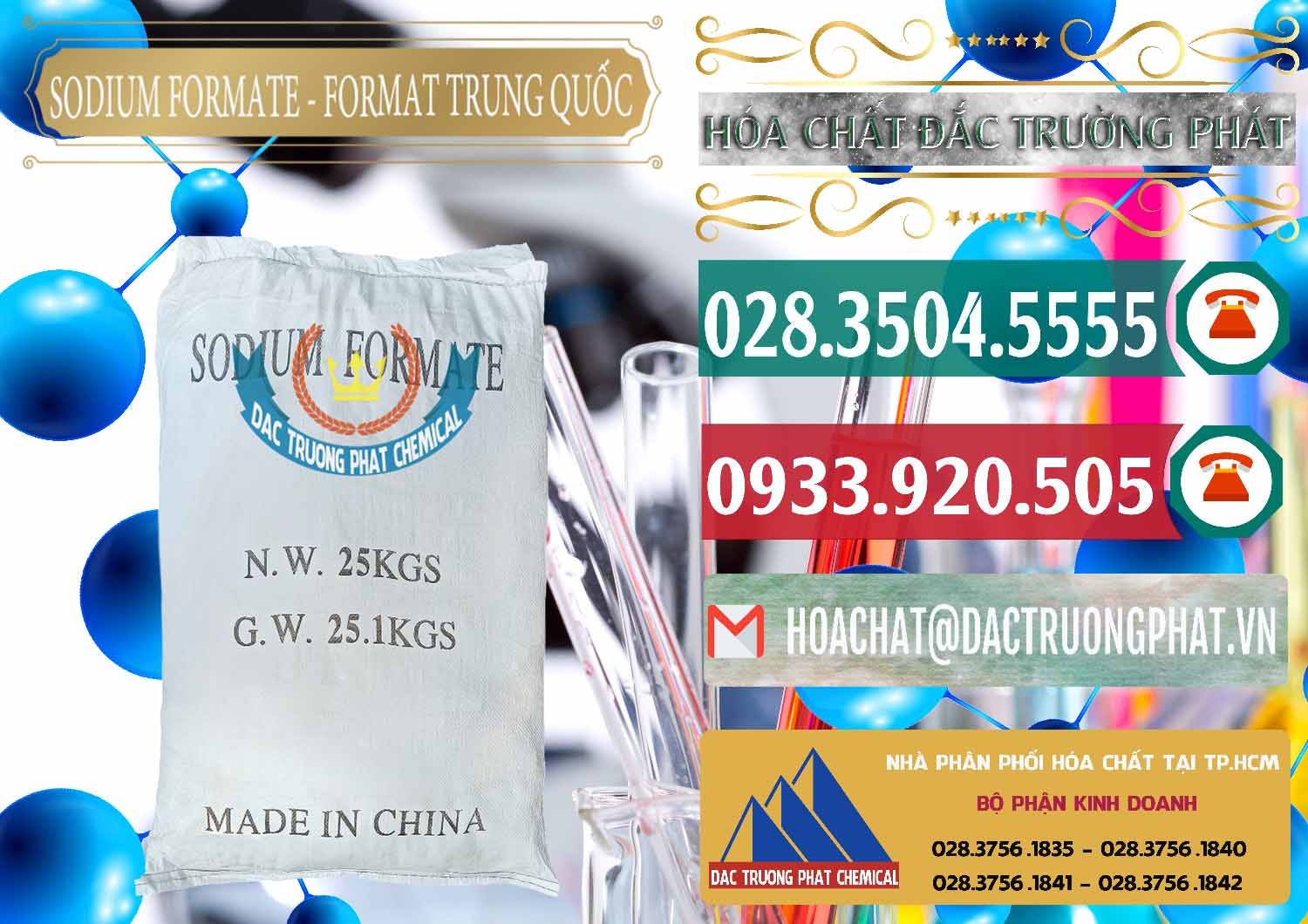 Đơn vị chuyên kinh doanh ( bán ) Sodium Formate - Natri Format Trung Quốc China - 0142 - Chuyên cung cấp _ phân phối hóa chất tại TP.HCM - muabanhoachat.vn